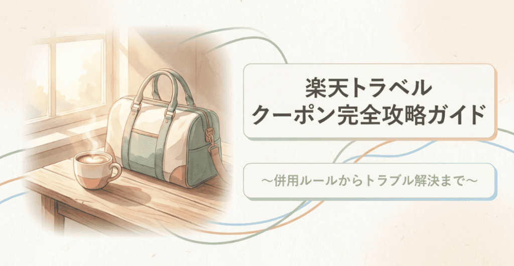 楽天トラベル クーポン 使い方 使えない 併用ルール