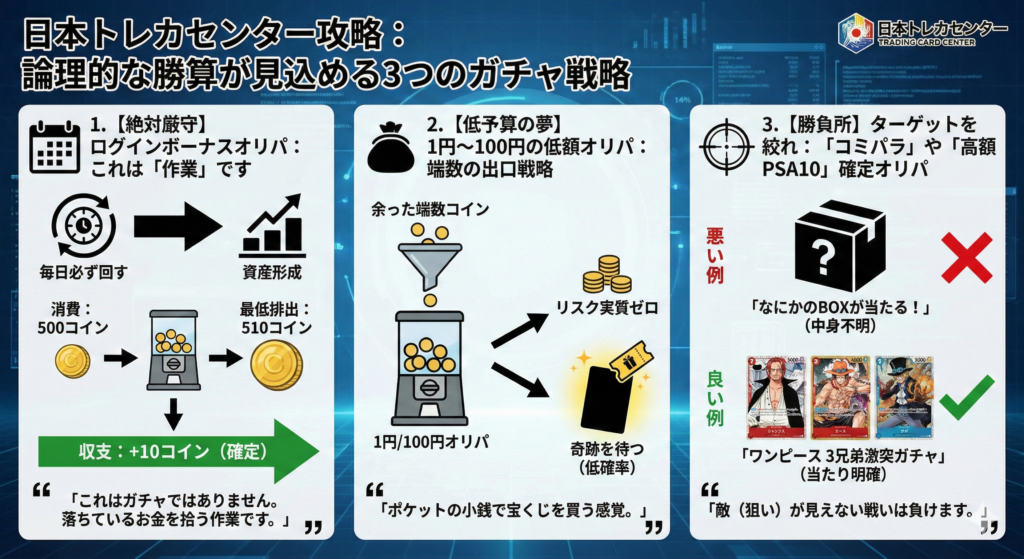日本トレカセンターのおすすめガチャは？「なにかのPSA10」は罠？還元