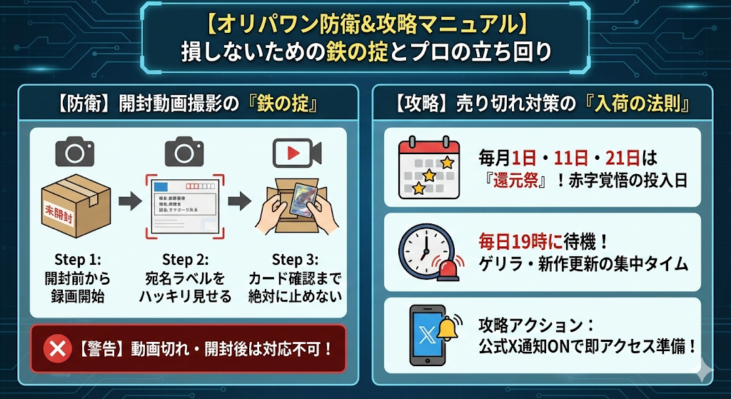 オリパワン防衛＆攻略マニュアル