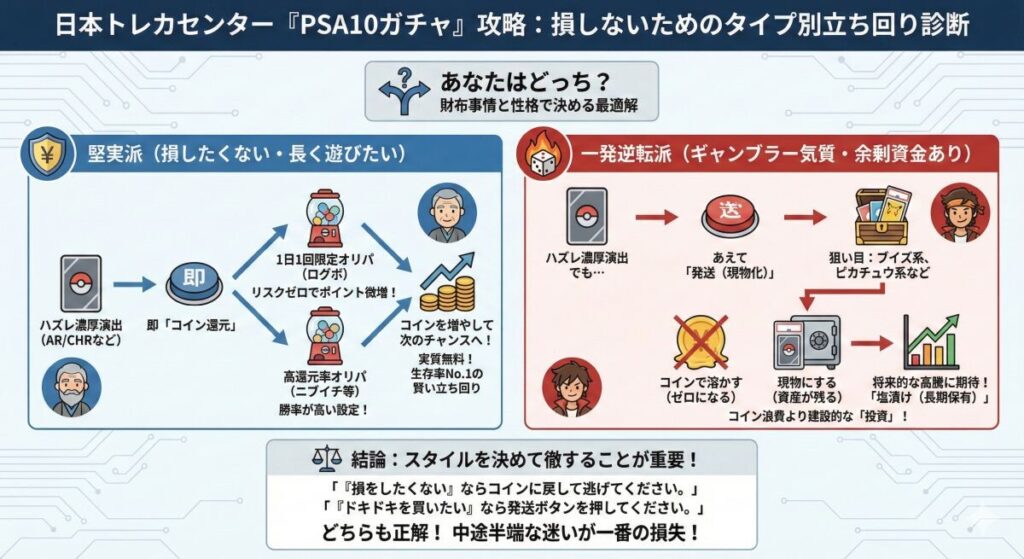 [攻略] 損しないための立ち回り（タイプ別診断）