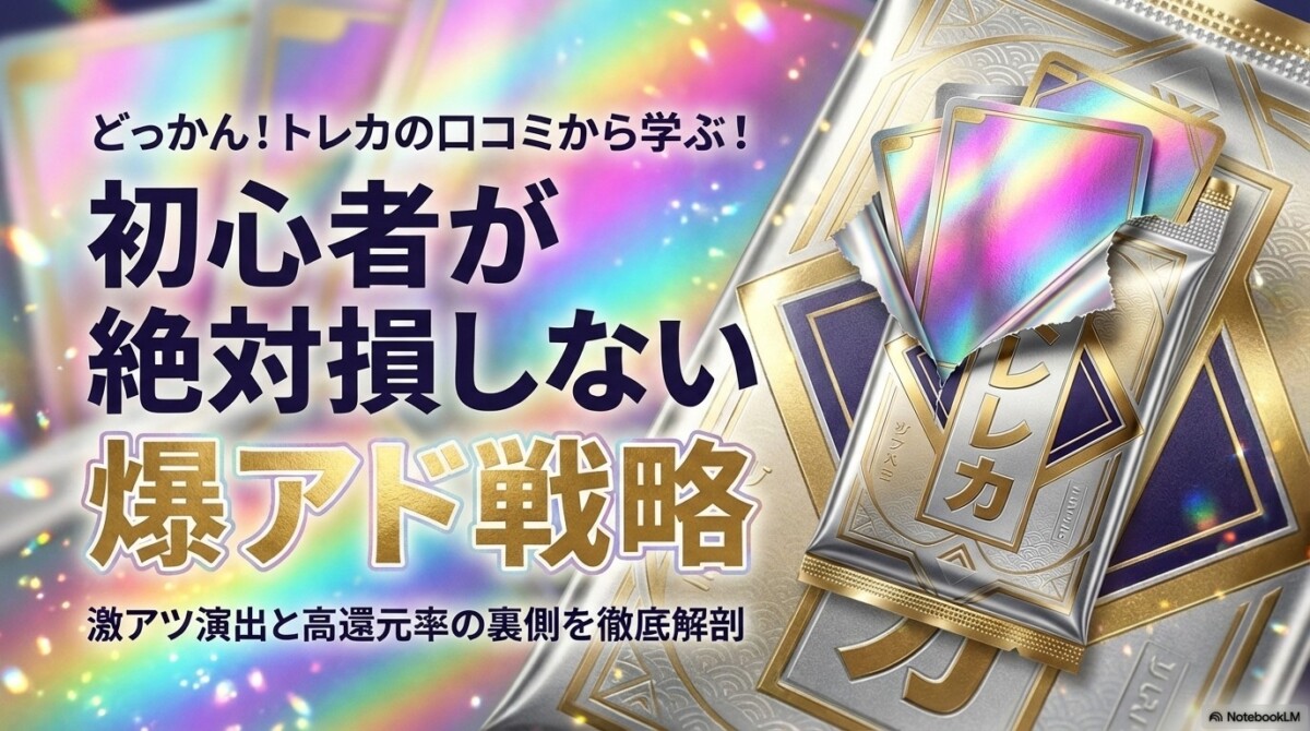 どっかん！トレカの口コミ｜後悔した人の共通点とは？