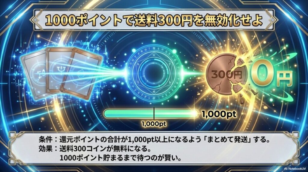 送料300円を「無料」にする裏ワザ（1,000コインの壁）