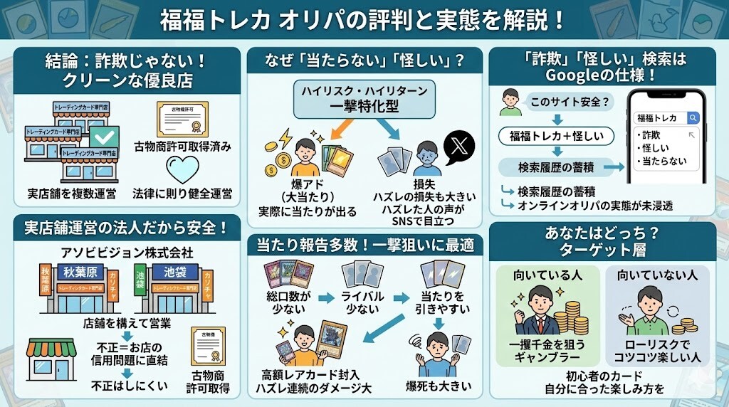 福福オリパは本当に当たらない？検索の疑問に答える結論