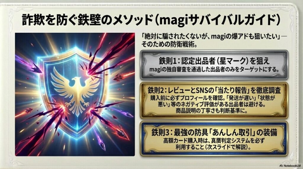 詐欺を防ぐ鉄壁のメゾット