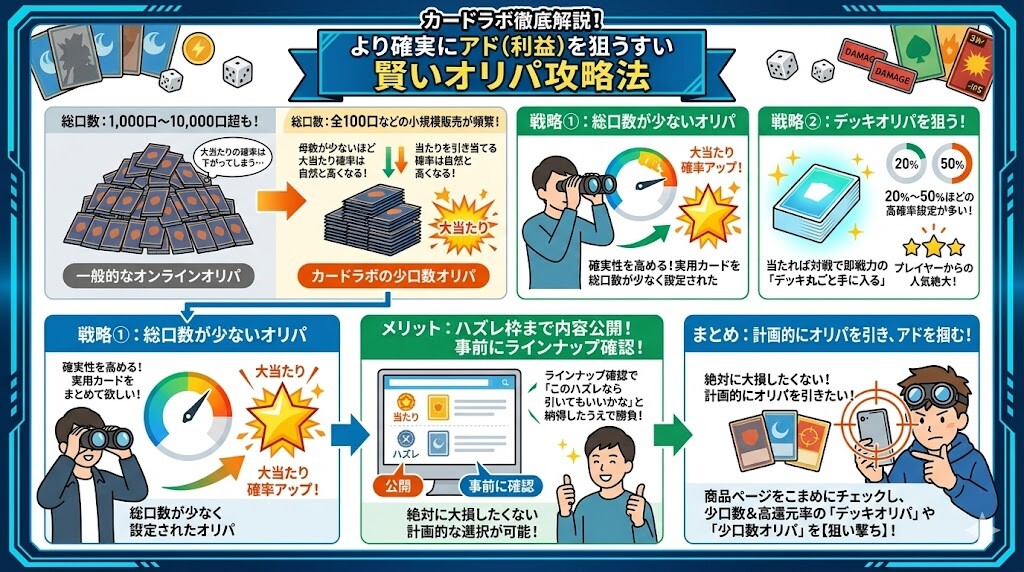 ★ハズレ枠公開＆総口数100以下の「デッキオリパ」を狙う