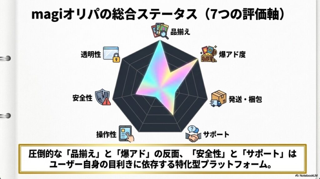 magiオリパの総合ステータス