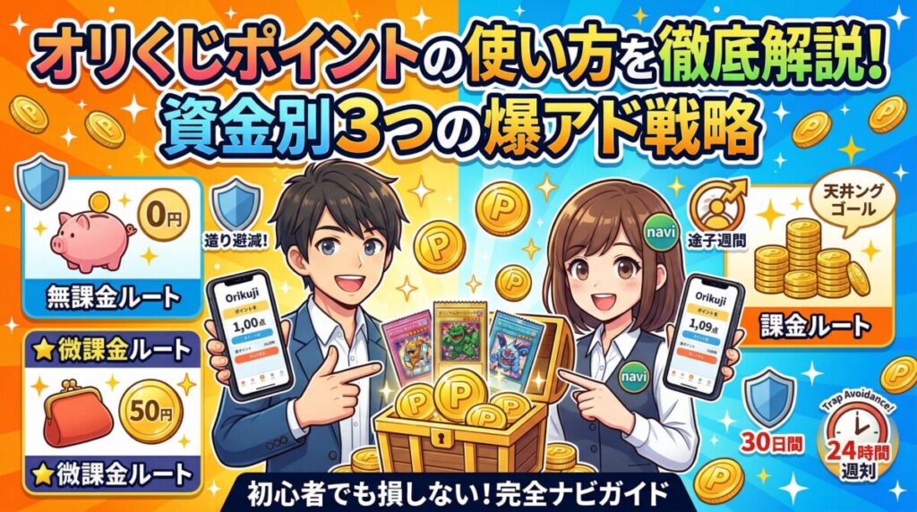 オリくじ ポイント 使い方