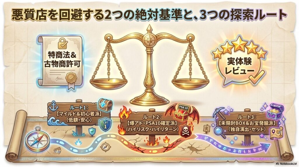 結論！特商法と目的基準で選んだBASEオリパ優良店12選一覧