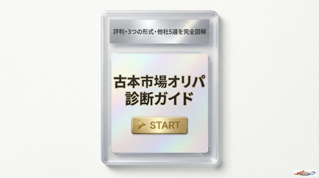 古本市場オリパの評判は？3つの形式別おすすめ度と状態保証の他社5選のアイキャッチ