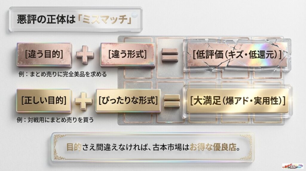 古本市場オリパの評判は？3つの形式別おすすめ度と状態保証の他社5選導入箇所
