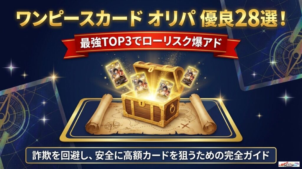 ワンピースカード オリパ 優良28選！最強TOP3でローリスク爆アドのアイキャッチ