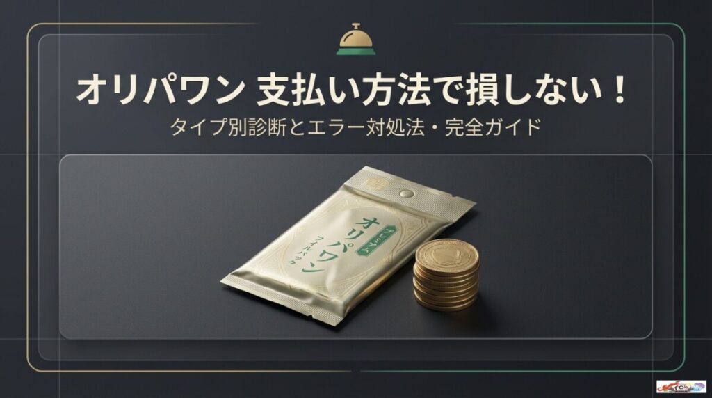 オリパワン 支払い方法で損しない！タイプ別診断とエラー対処法のアイキャッチ