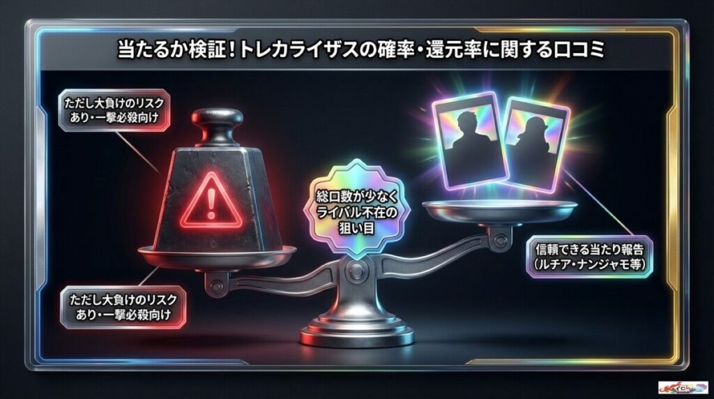 当たるか検証！トレカライザスの確率・還元率に関する口コミ