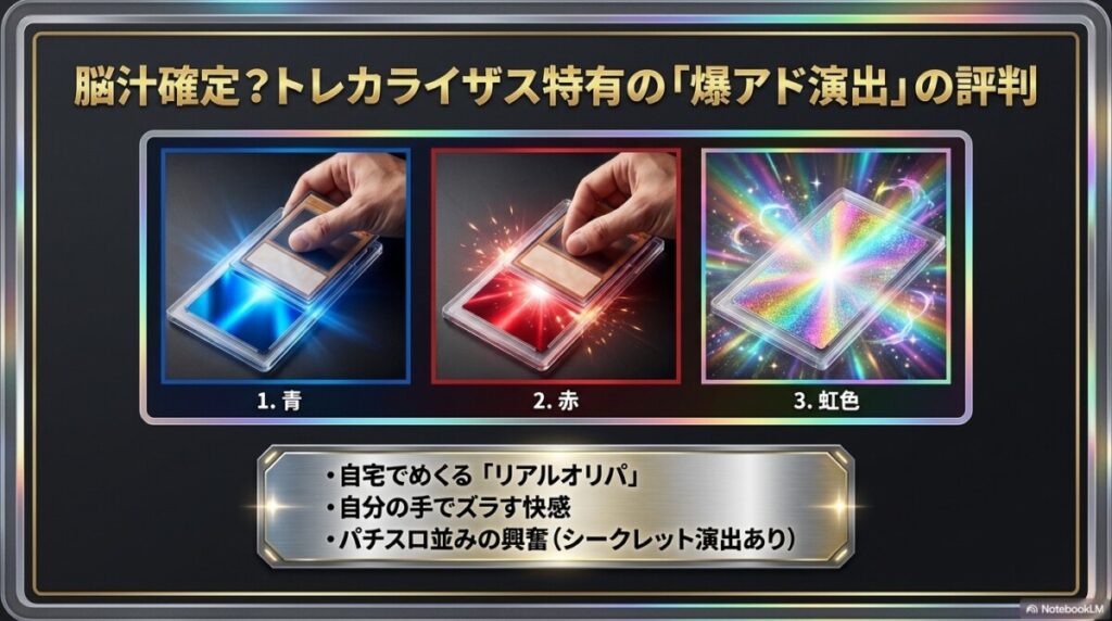 脳汁確定？トレカライザス特有の「爆アド演出」の評判