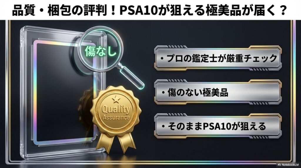 品質・梱包の評判！PSA10が狙える極美品が届く？