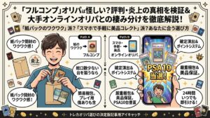フルコンプ オリパ 評判の真相！当たりやすさと厳選オンライン店20選