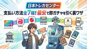 日本トレカセンター 支払い方法全7種！最安で即ガチャを引く裏ワザ