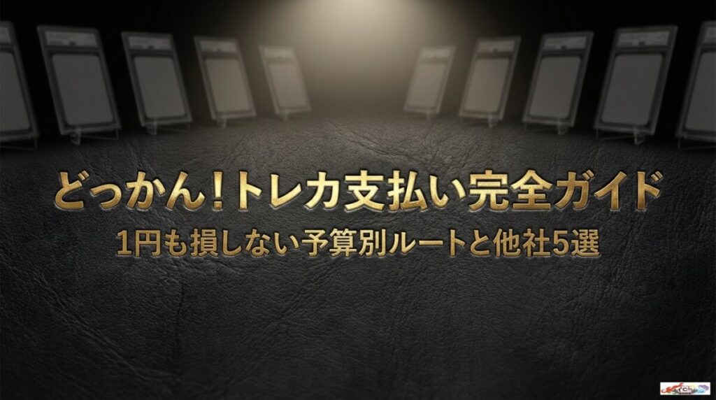 どっかん！トレカの支払い方法！1円も損しない予算別ルートと他社5選のアイキャッチ