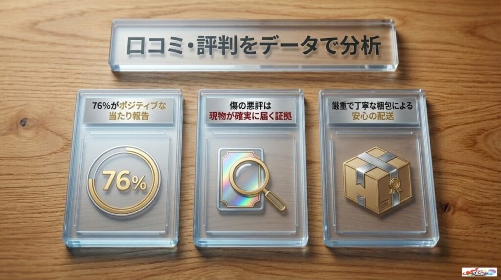 オリパランドの口コミ・評判をデータで分析（当たり・状態・発送）