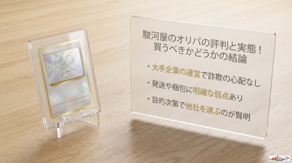駿河屋のオリパの評判と実態！買うべきかどうかの結論