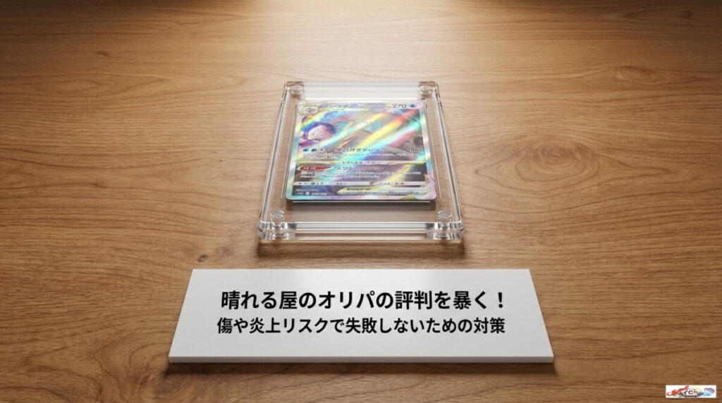 晴れる屋のオリパの評判を暴く！傷や炎上リスクで失敗しないための対策のアイキャッチ