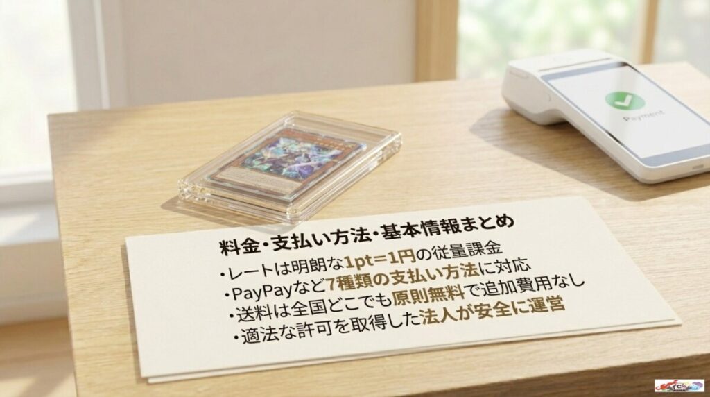 トレカートオリパの料金・支払い方法・基本情報まとめ