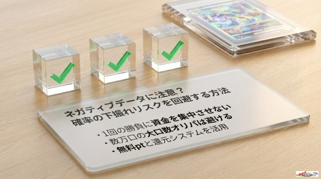 ネガティブデータに注意？確率の下振れリスクを回避する方法