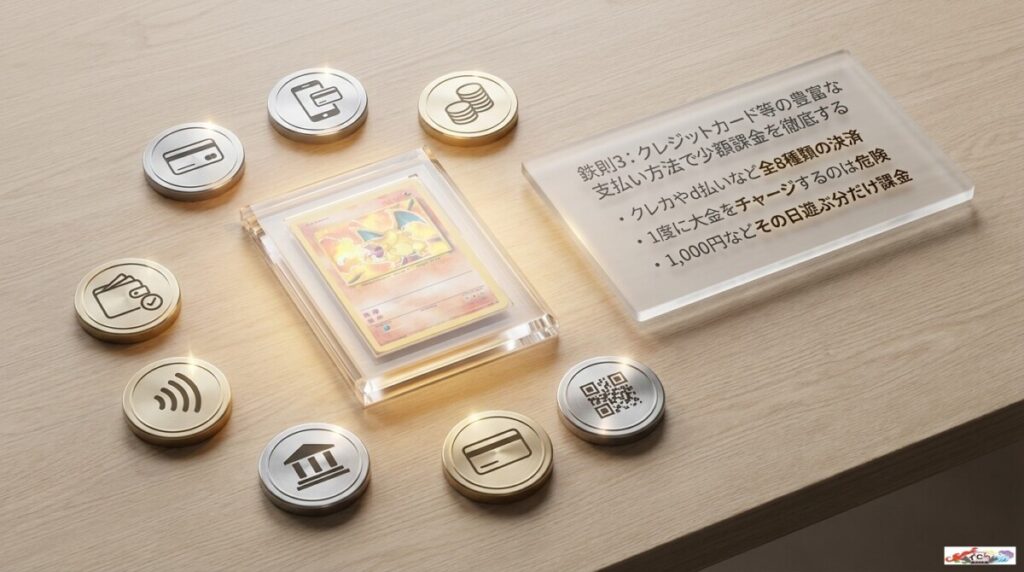 鉄則3：クレジットカード等の豊富な支払い方法で少額課金を徹底する
