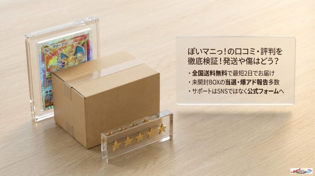 ぽいマニっ!の口コミ・評判を徹底検証！発送や傷はどう？