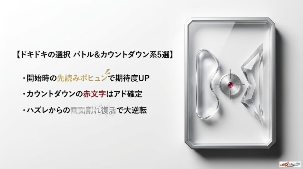 【ドキドキの選択】バトル＆カウントダウン系のオリパワン演出5選