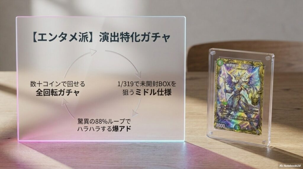 【エンタメ派向け】プチュン演出で脳汁!オリパワンのパチンコ風おすすめガチャ3選