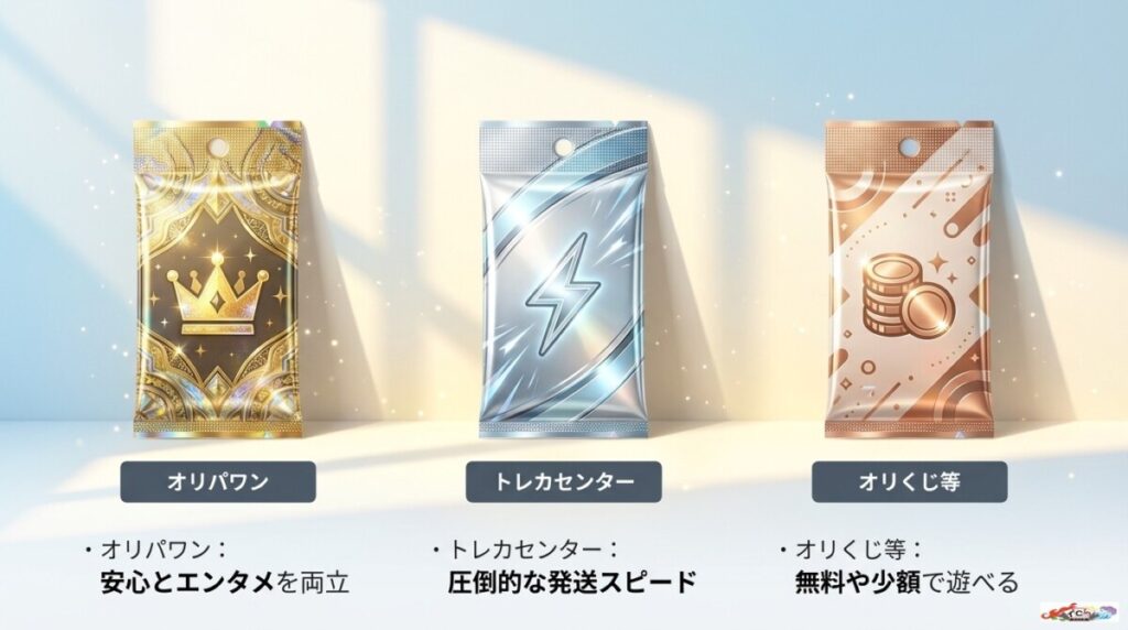 オリパワンと他社のラブブオリパ比較！あなたに最適なのはどこ？