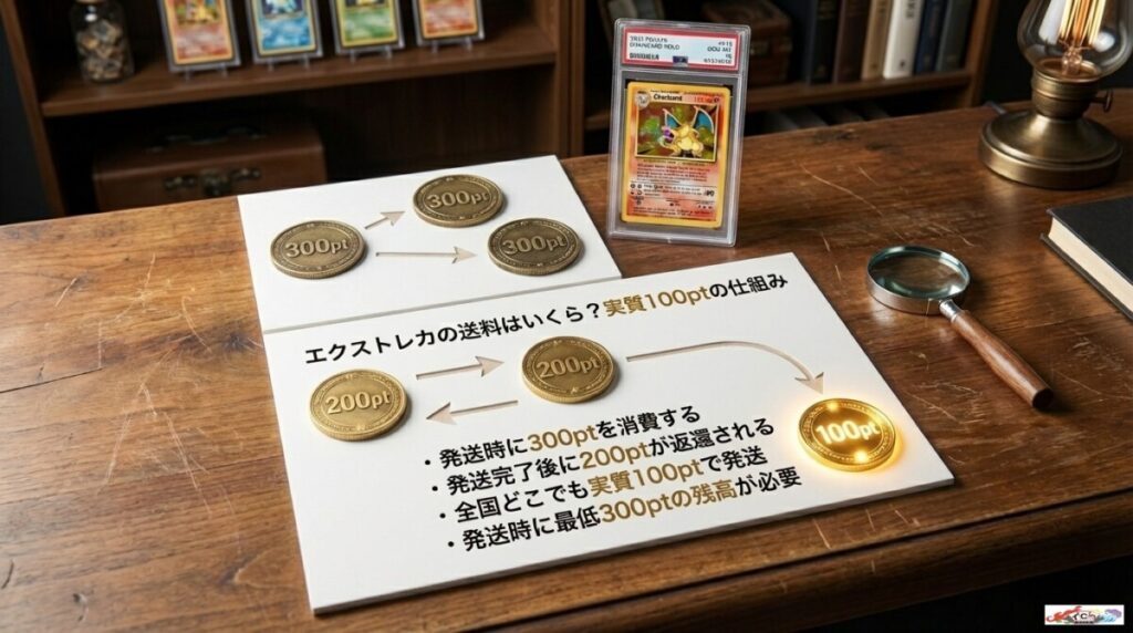 エクストレカの送料はいくら？実質100ptの仕組みとポイント