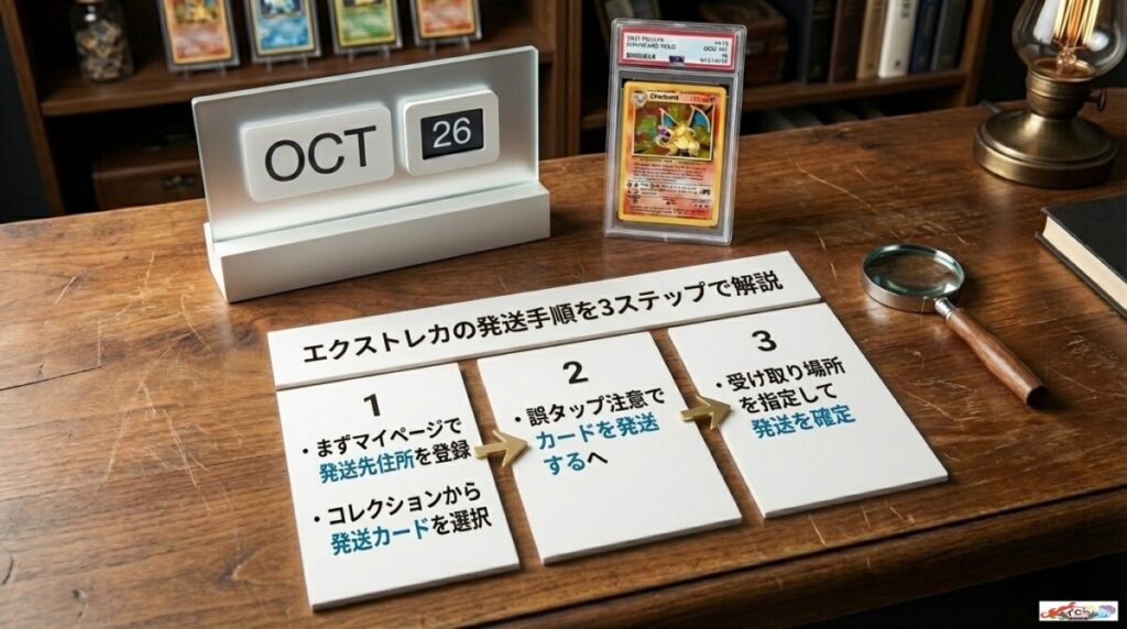 迷わず簡単！マイページから行うエクストレカの発送依頼手順（やり方）