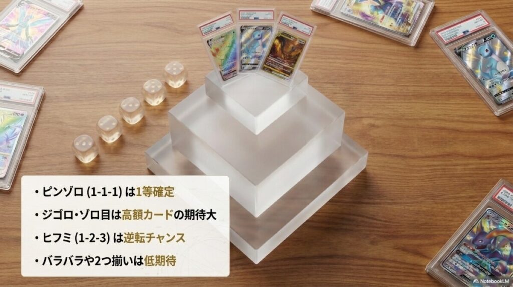 激アツ確定！日本トレカセンターのチンチロ出目演出6種はどれ？