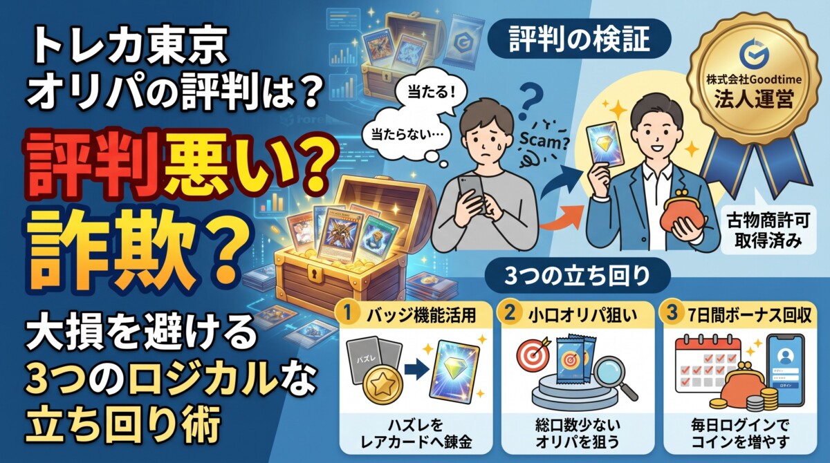 トレカ東京 オリパ 評判