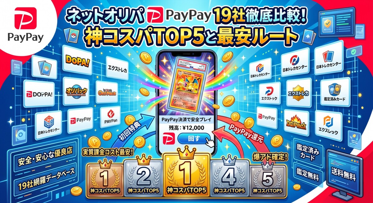 ネットオリパ PayPay 15社徹底比較!神コスパTOP5と最安ルート