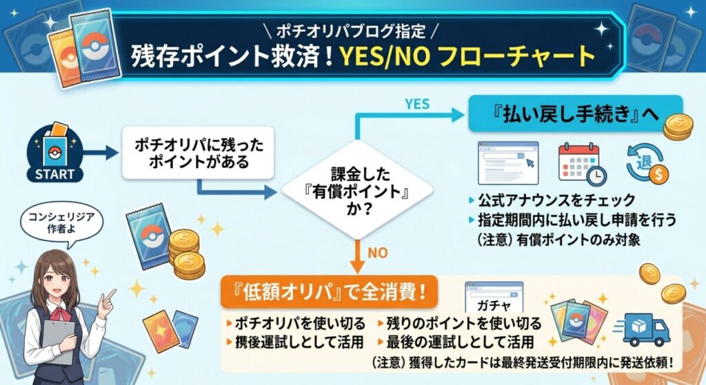 ポチオリパ 評判 残存ポイント図解