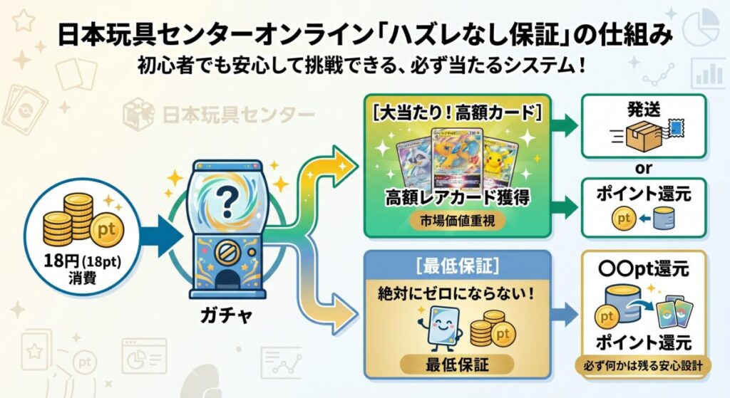 日本玩具センターオンライン 評判 ハズレなし保証図解