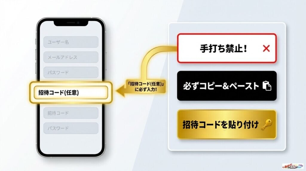 最安スタート!新規登録と招待コードの入力