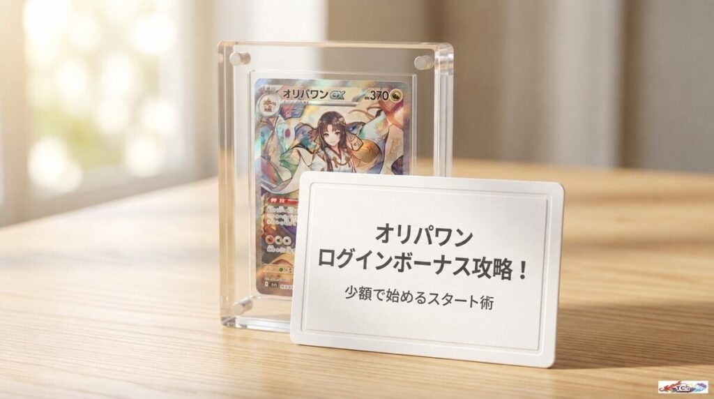 オリパワン ログインボーナス攻略！少額から始めるスタート術